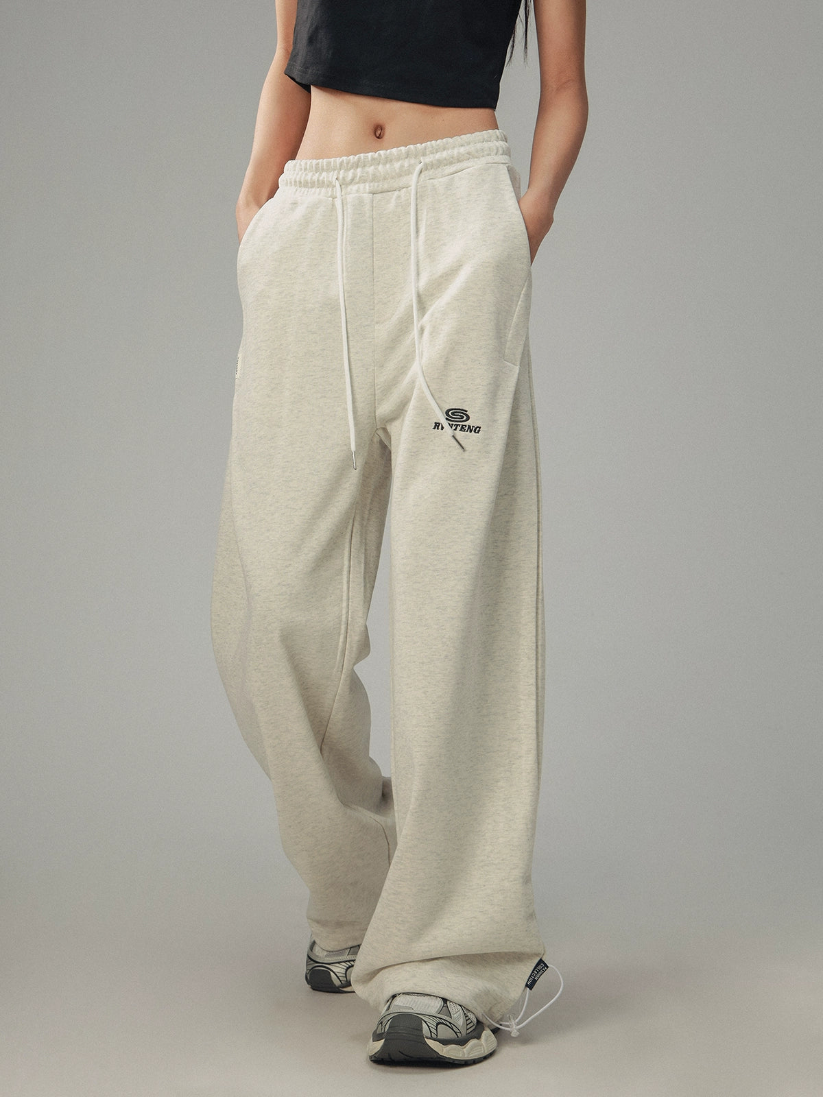 Drawstring Elasticized Waist Sweatpants