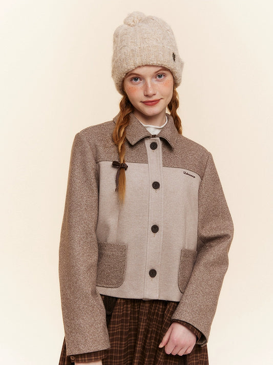 Tweed Short Jacke genäht