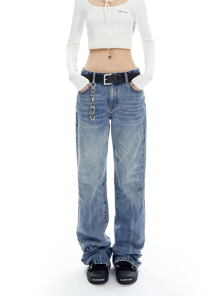 Ripple Weite Bootcut-Hose mit weitem Bein