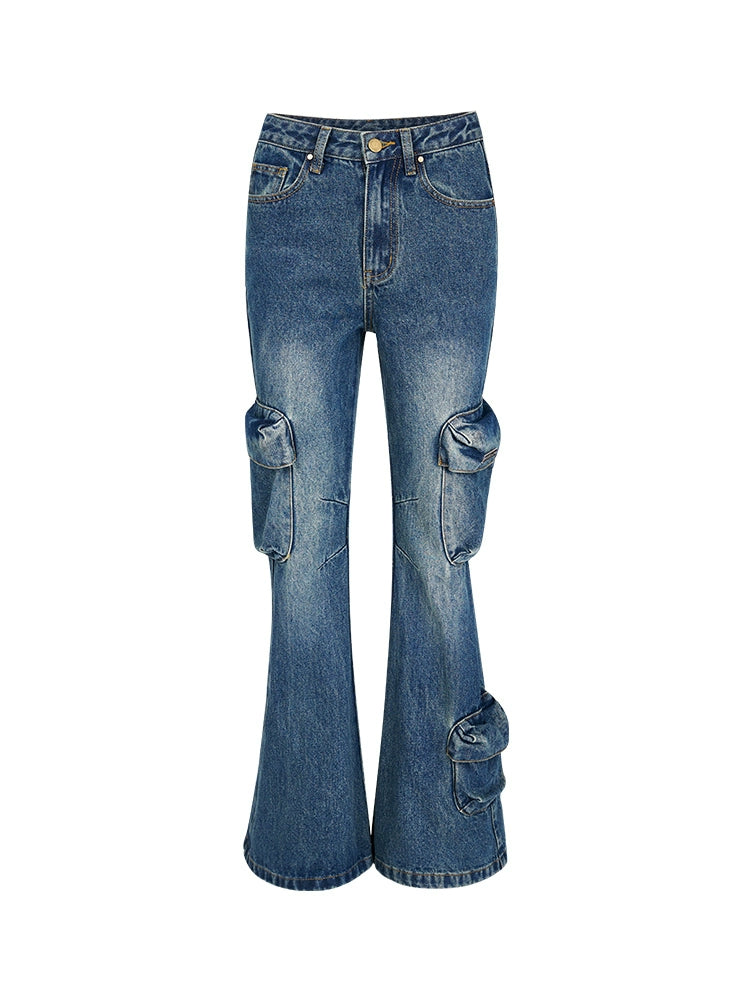 American Washed Flare Jeans