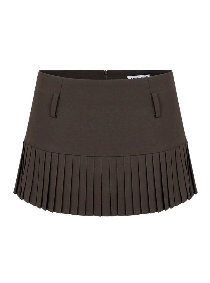 American Retro A-line Mini Skirt