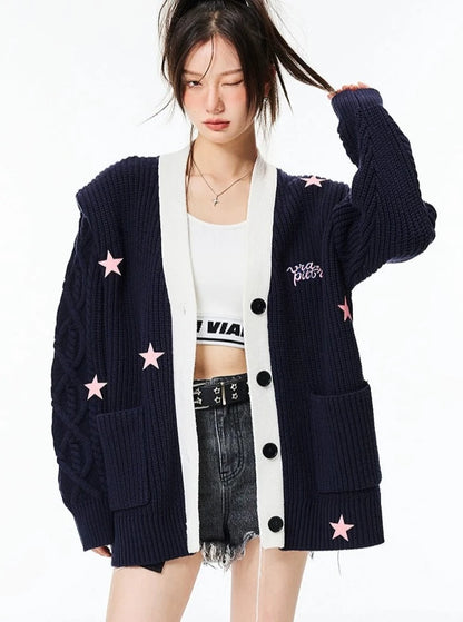 American Loose Knit Jacket