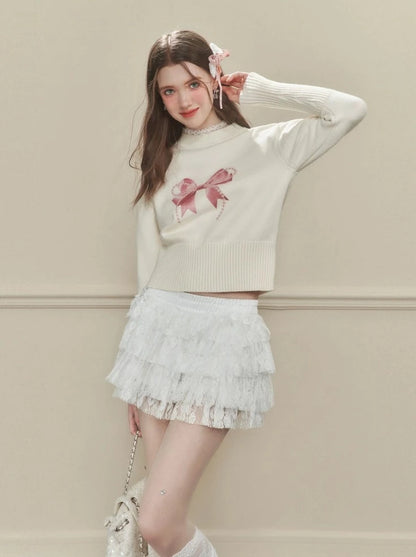 Bow Candy Sweater