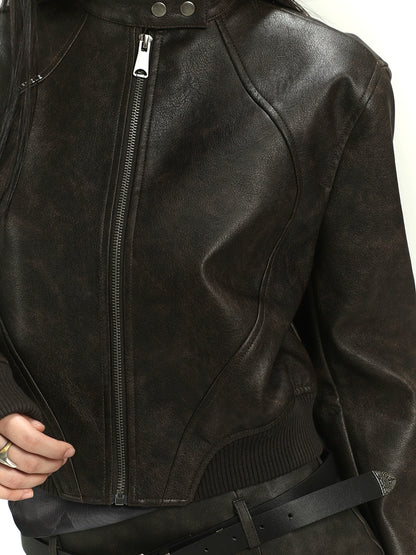 American Short Leather Jacket