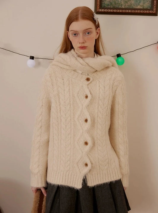 Knitted Cardigan Jacket