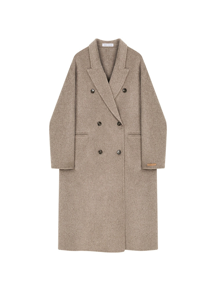 Middle Length Thickened Wool Coat