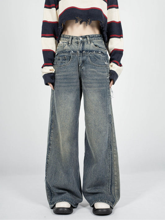 Zero Store Thing Multi Splice Jeans High Waist Pants