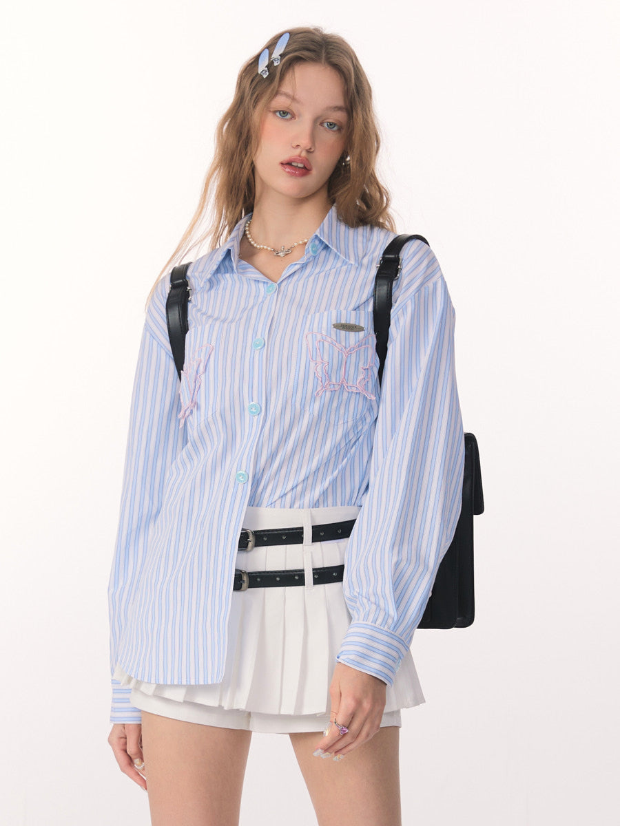 Butterfly Stripe Shirt