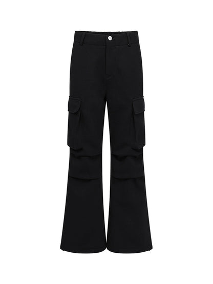 Pleated Loose Skinny Leggings Cargo Pants