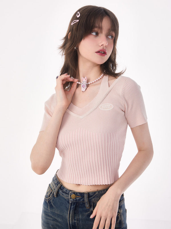 Slim Fit Halter Neck Tops