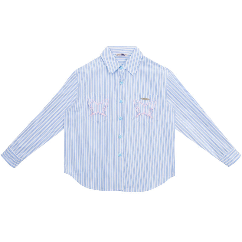 Butterfly Stripe Shirt