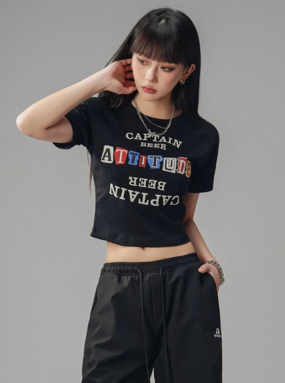 American Retro Slim Street Short T-Shirt