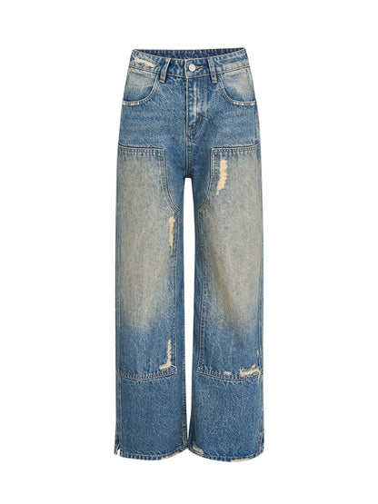 American Loose Wide Legs Jeans Pants