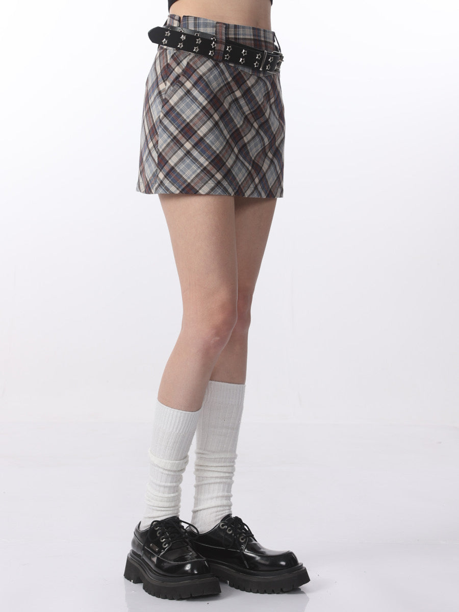 Girly Check Skirt