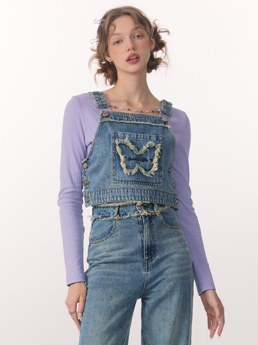 Denim Overalls