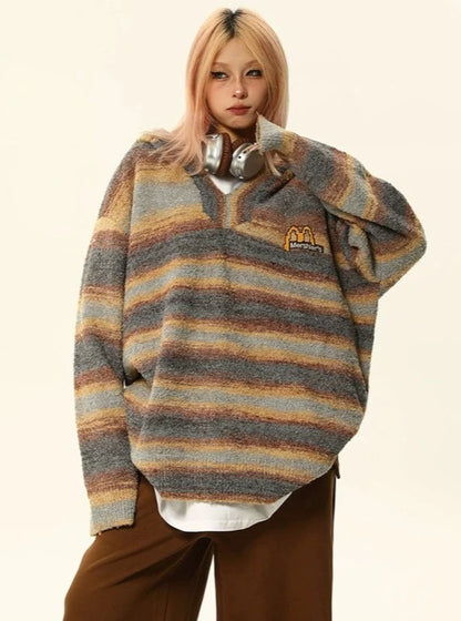 American Vintage Striped Sweater Outer