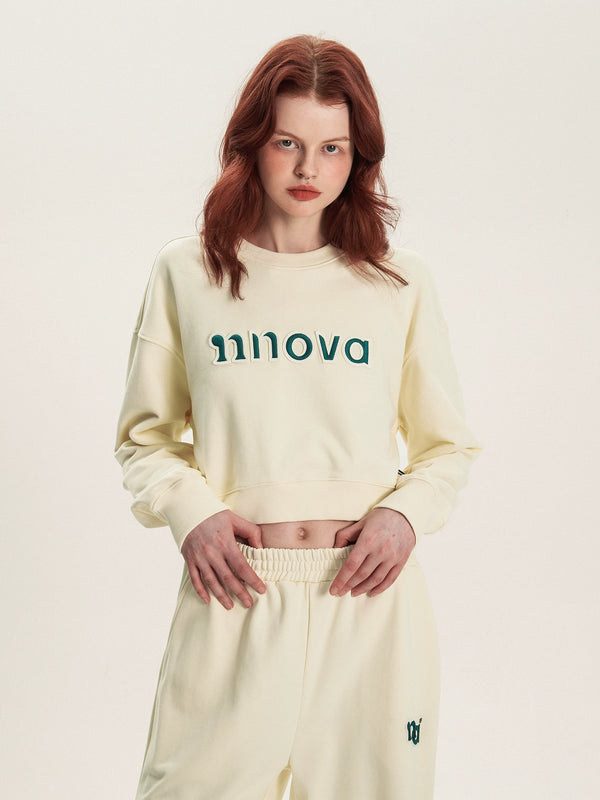 Crewneck long sleeve sweatshirt set