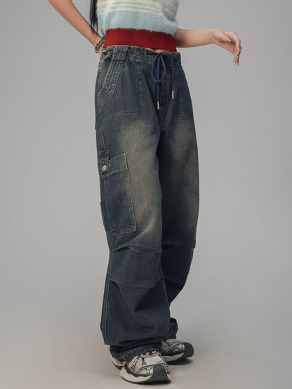 American Vintage Wide Leg Casual Pants