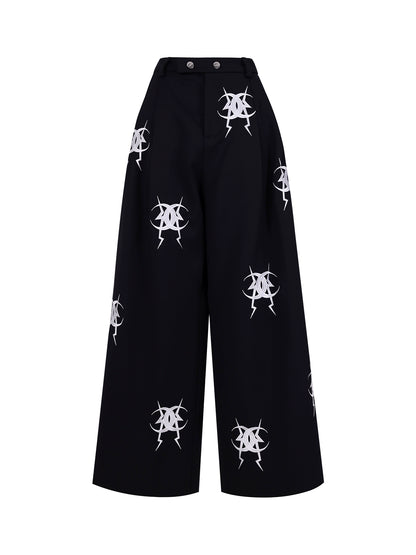 Heavy Industry Embroidered Casual Pants