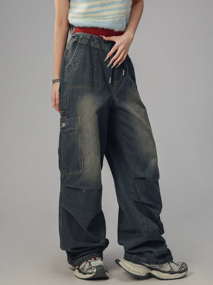 American Vintage Wide Leg Casual Pants