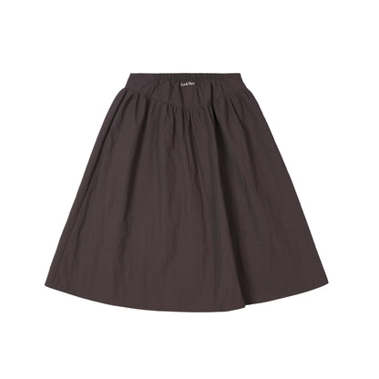 American Retro Mid Length Brown Skirt