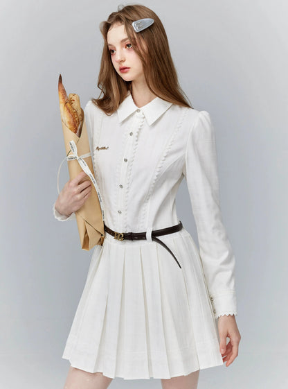 White French shirt dress