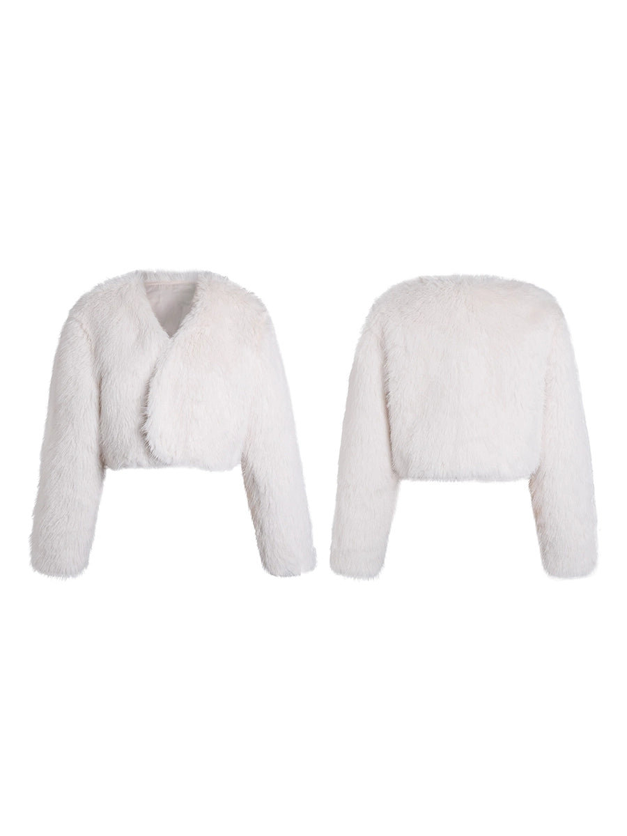 Integrated eco-friendly fur coat