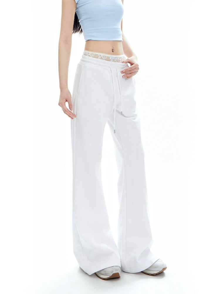 American Campus Stitching Casual Sweat Pants