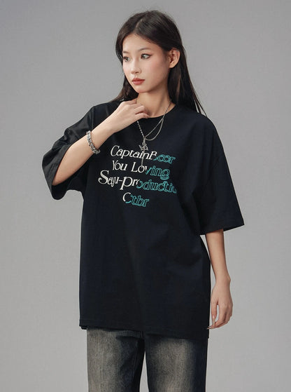 American High Street Black Round Neck T-shirt