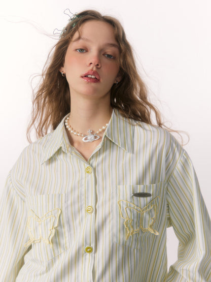 Butterfly Stripe Shirt