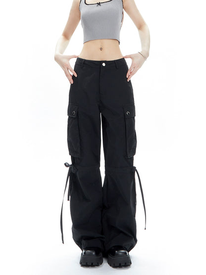Loose Straight Casual Floor Dragging Pants
