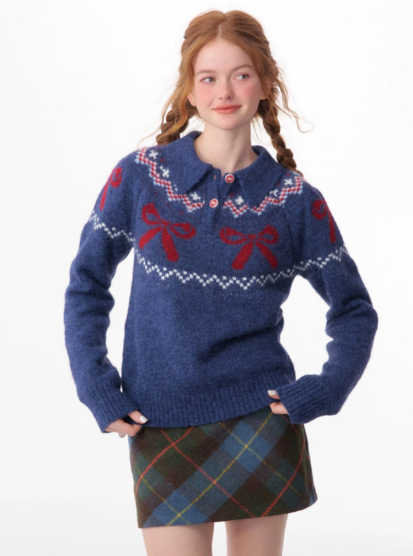 American polo neck sweater