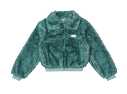 Long-sleeved Loose Fur Jacket