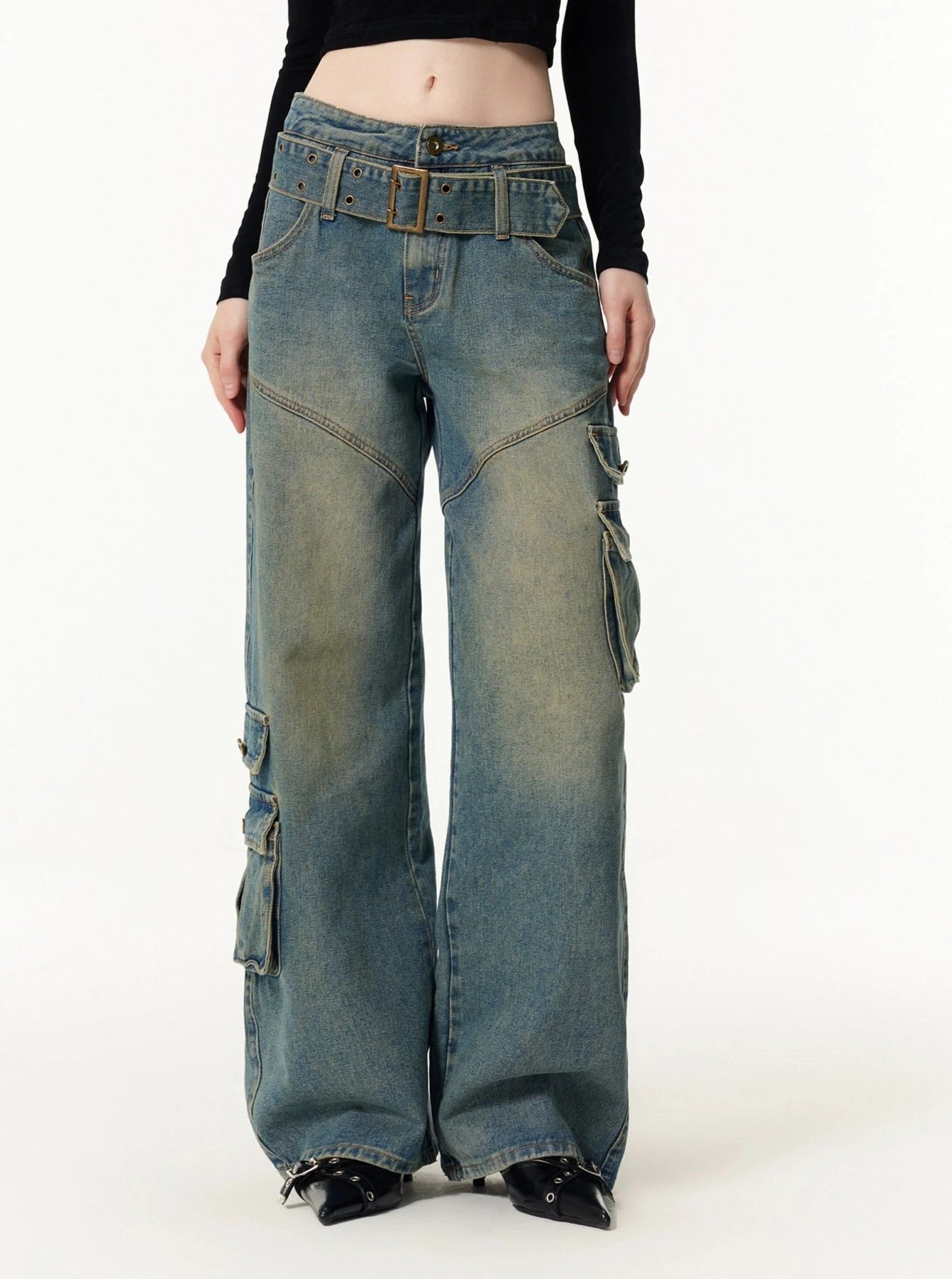 American Wash Cargo Jeans Pants