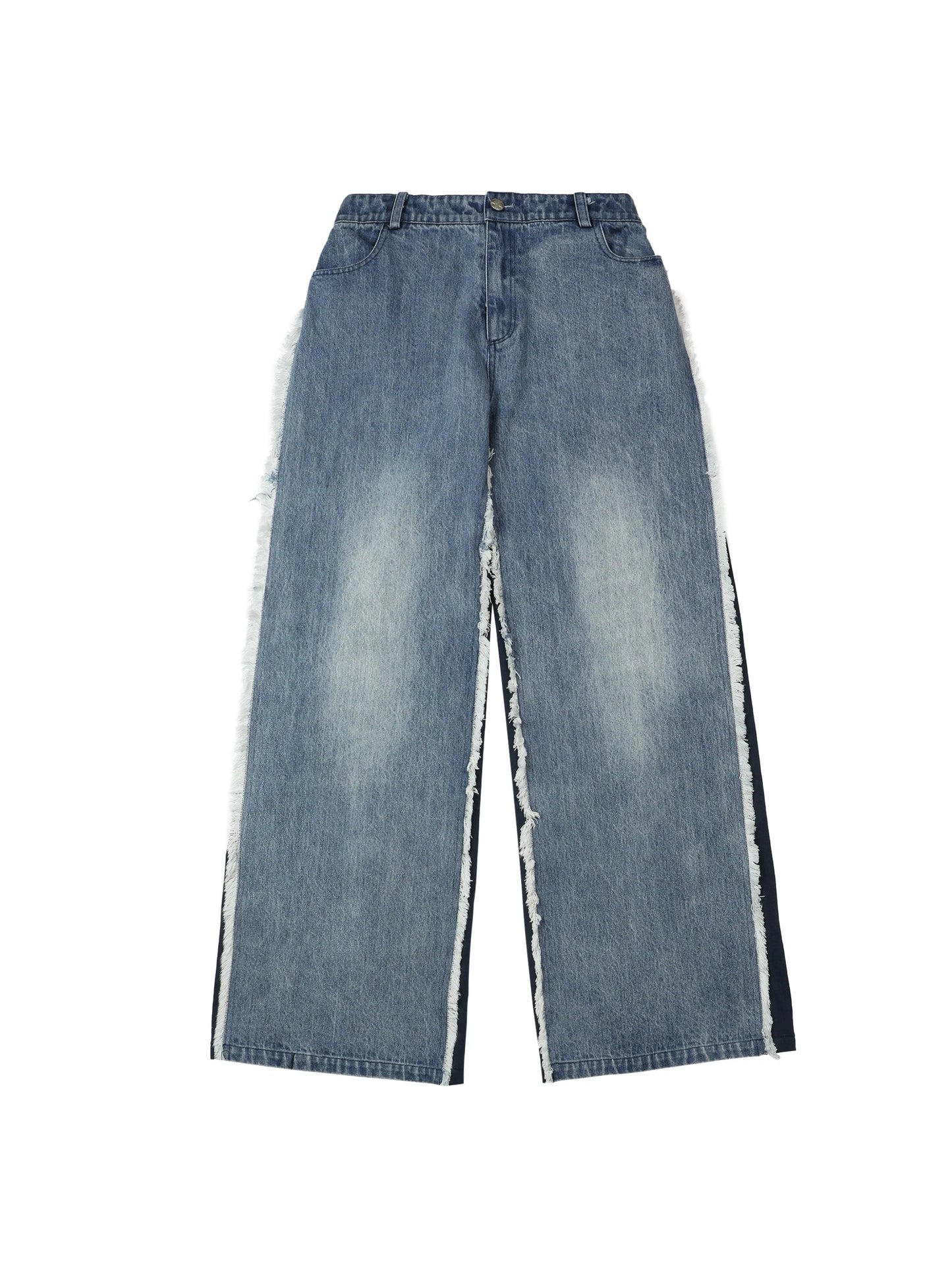 American retro wide-leg jeans pant