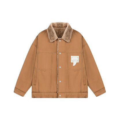 American retro warm cotton jacket