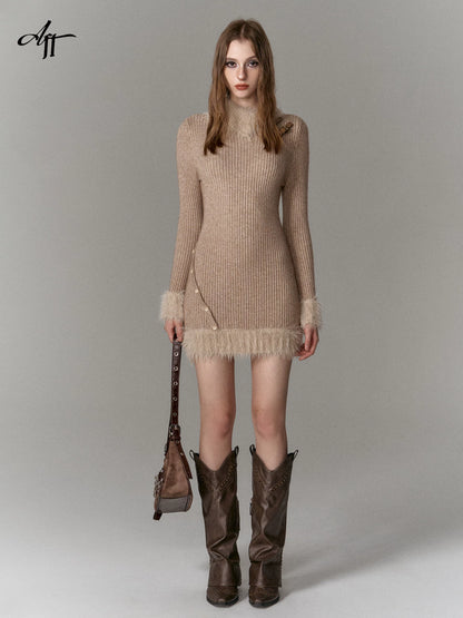Maillard knitted dress
