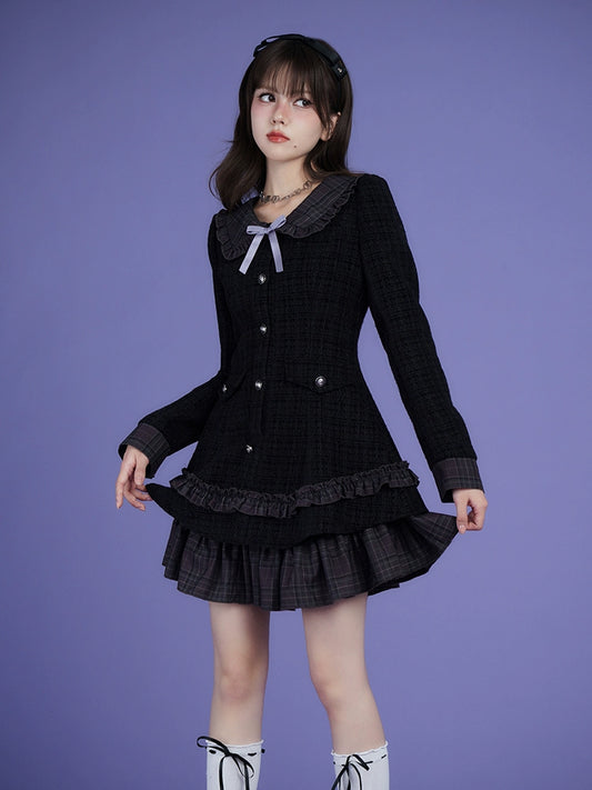 Reduction Black Little Fragrance Dress