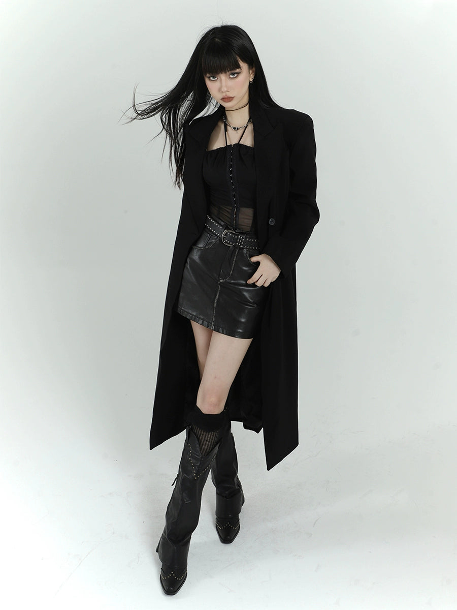 Mid-length Trench Coat Jacket