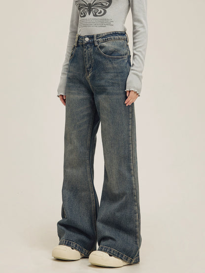 Vintage Bootcut Floor Jeans pants