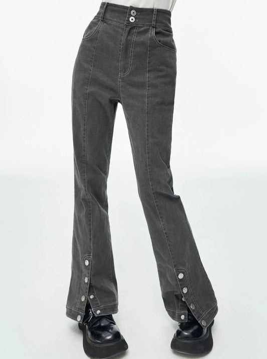 Denim Vintage Slightly Flared Pants