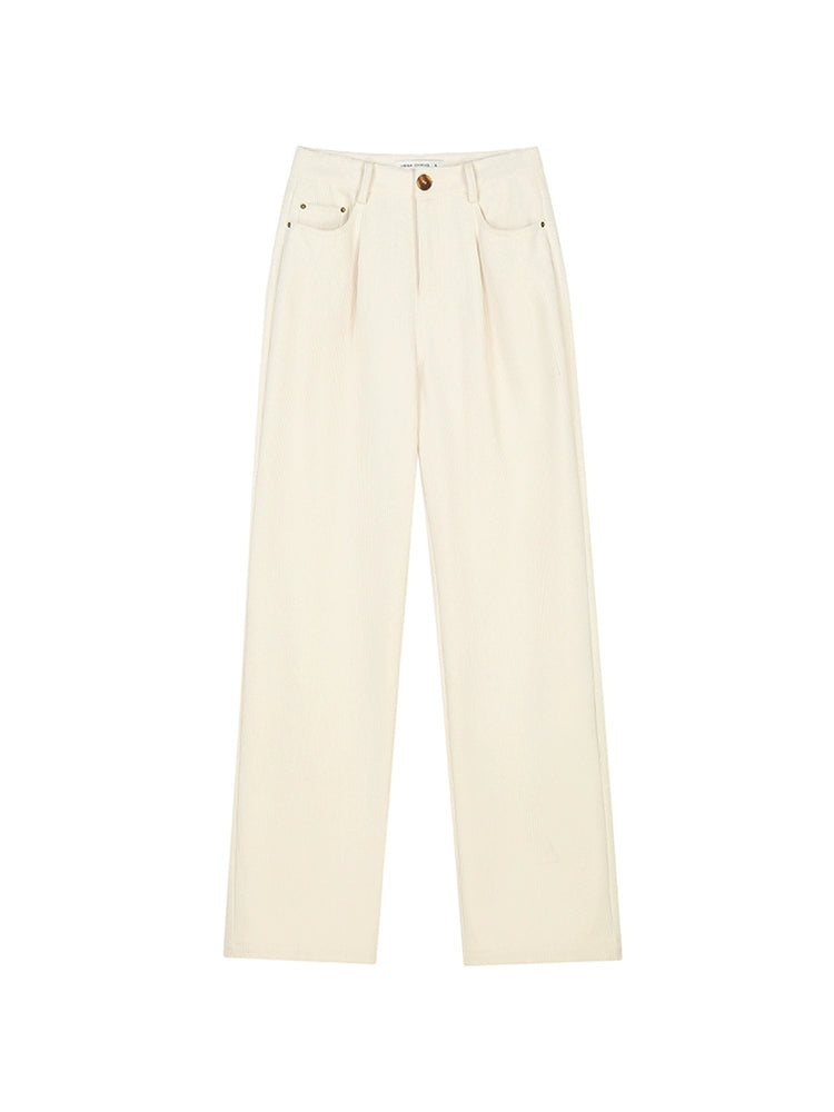 Thickened Loose Slim Straight Wide-leg Pants