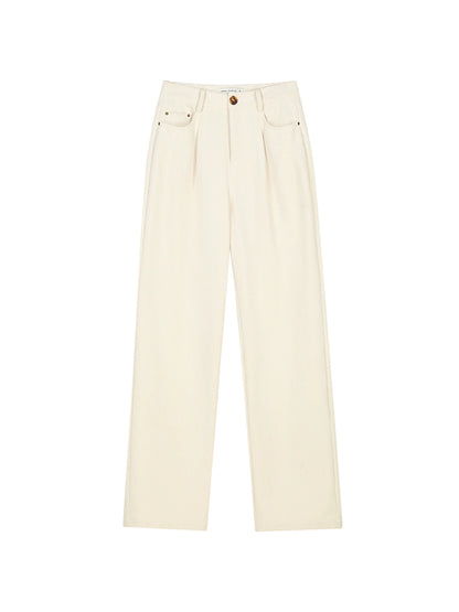 Thickened Loose Slim Straight Wide-leg Pants