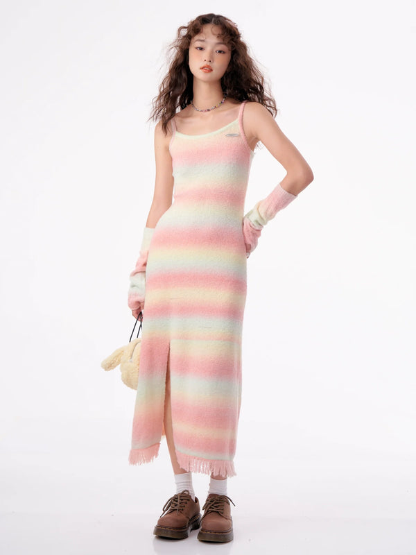 Rainbow Slim Fit Dress