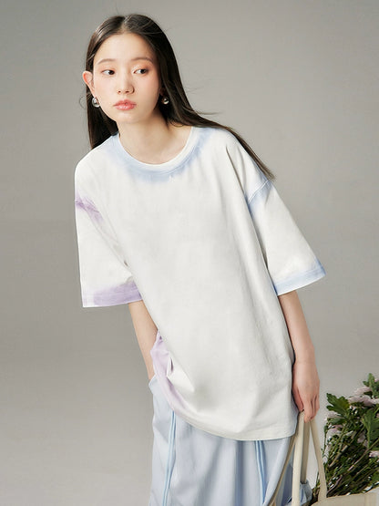 Bubble Memory Dream Gradient Knit T-Shirt