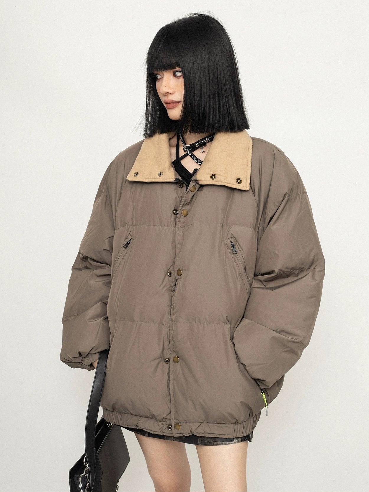 Loose Padded Lapel Bread Cotton Jacket