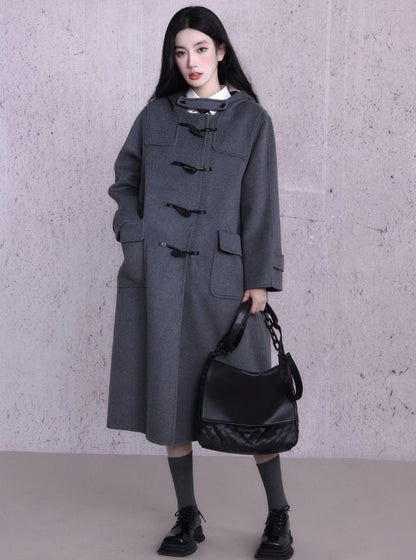 Horn button double-sided Coat