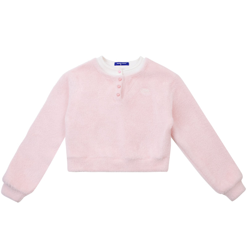 Solid Milk Fufu Sweater