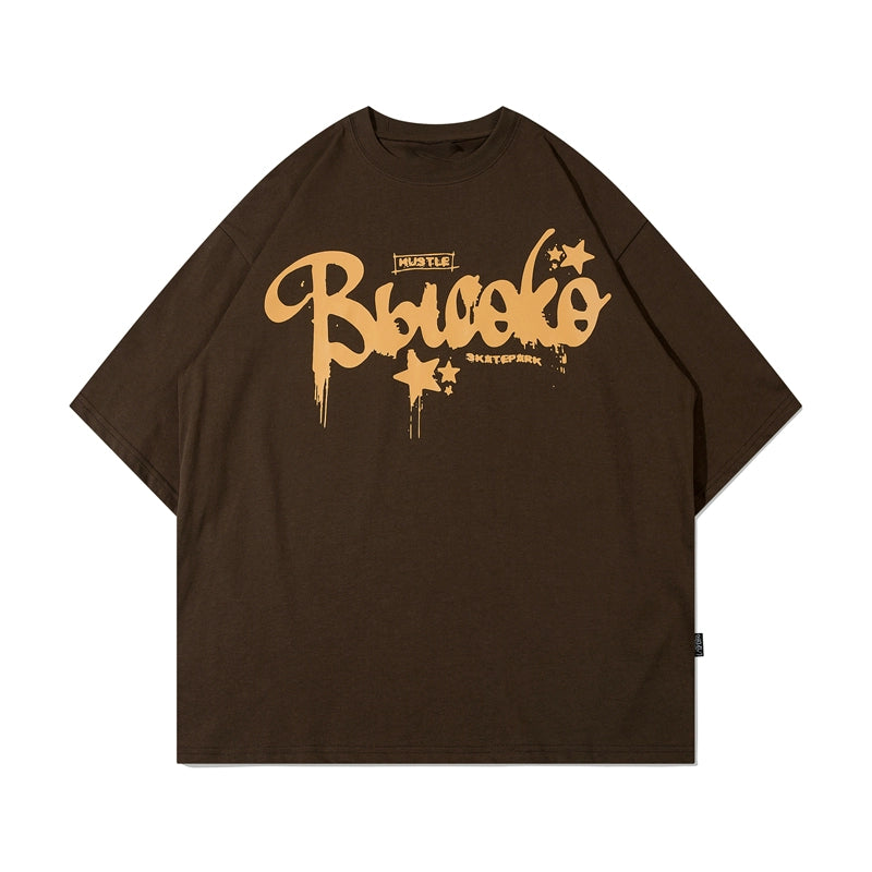 Brown Vintage Couple T-Shirt