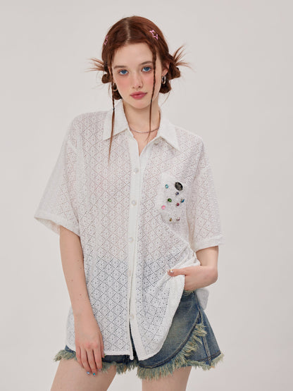 French Girly Diamond Shirt